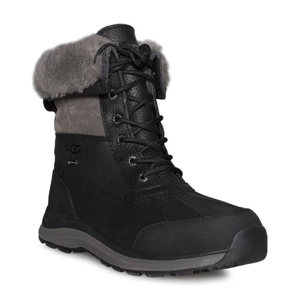 UGG Women’s Adirondack III Waterproof Winter Boots Black, Size 7 - Picture 1 of 5